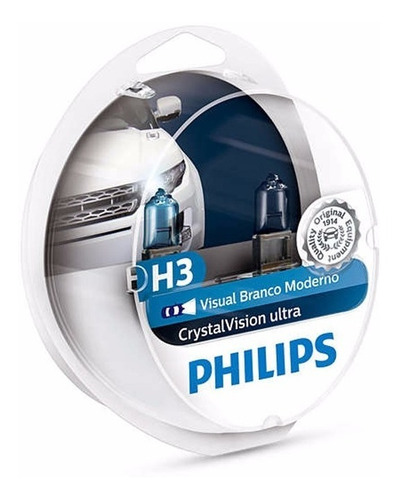 Imagem 6 de 8 de Lampada Philips Crystal Vision Ultra H3 + Pingos 3700k 12v
