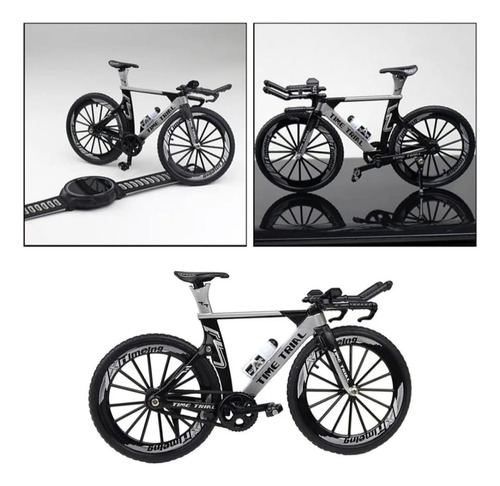 Mini Bicicleta A Escala 1.10 Simulación De Montaña Negro