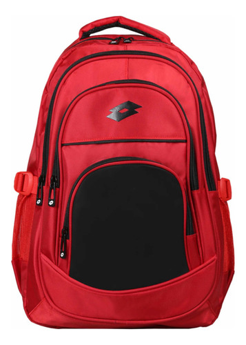 Mochila Lotto Kaelem Rojo/negro X0118rne Porta Laptop Dolay. Color Rojo Diseño De La Tela Liso