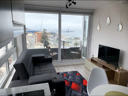 Arriendo Centro De Coquimbo: Depto Amoblado Con Vista Al Mar