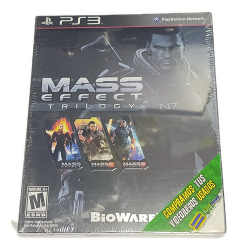 Mass Effect Trilogy Ps3 - Español (Reacondicionado)