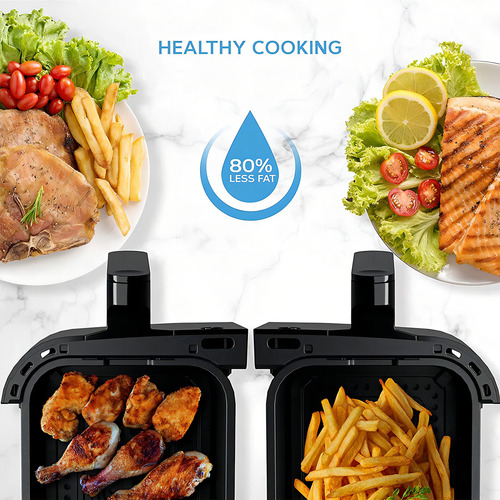 Fritadeira Sem Óleo Air Fryer Dupla 2800w 220v