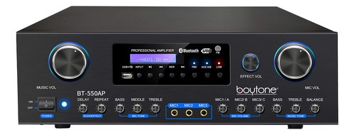 Boytone Bt-550ap Amplificador Potencia Estereo Bluetooth 4 W