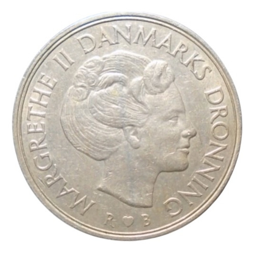 Dinamarca 1 Krone 1984 Dk#01