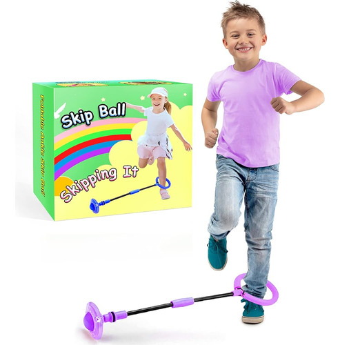 Sierliky Skip Ball Para Niños, Tobillo Plegable Skip Ball An