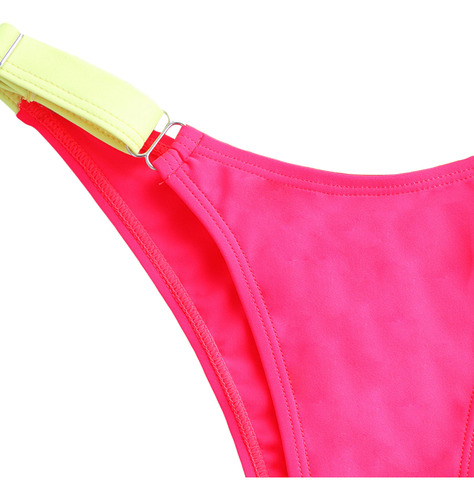 Conjunto De Bikini Para Mujer, Sujetador Único En Color En C