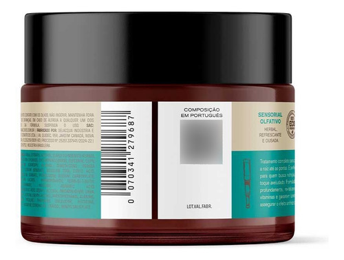 Máscara Capilar Masculina - Calico Jack 280g Don Alcides