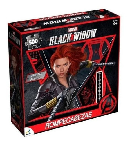 Rompecabezas 500 Piezas Marvel Black Widow