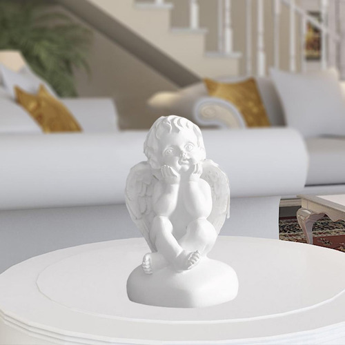 6 Resina Estatua De Ángel Colección De Sosteniendo La Cara