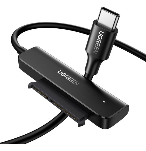 Ugreen Cable Adaptador Sata A Usb C 3.0 Disco Duro 2.5 Ssd Color Negro