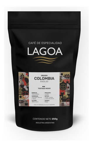 Café Colombia Excelso Tostado Natural 250g