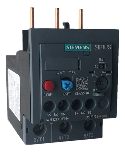Relé De Sobrecarga Térmico S2 7...10 A Siemens 3ru2136-1jb0