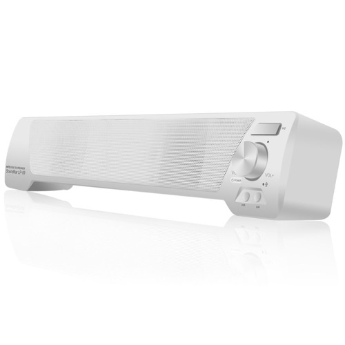 Barra De Sonido Bluetooth Lp-09 (fm, Mp3, Aux) - Blanco