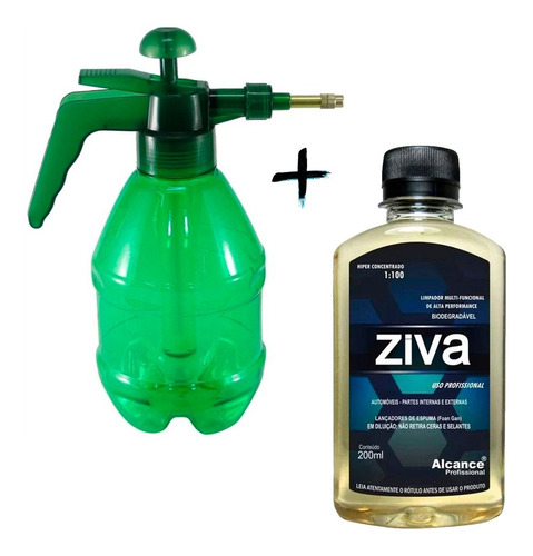 Kit Apc Ziva Limpador Multiuso + Pulverizador 1,5l