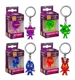 Funko Keychain Llavero Chica Foxy Freddy Bonnie * Fnaf Set