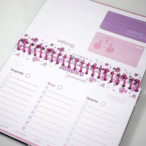 Imagem 3 de 4 de Agenda Planner Permanente Mickey Mouse 20x14 Dac