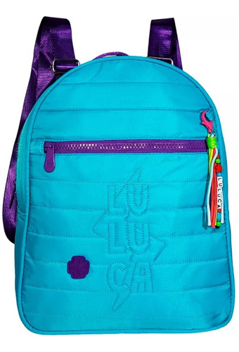 Bolsa Mochila Costas Nylon Original Luluca Lu2864 Verde