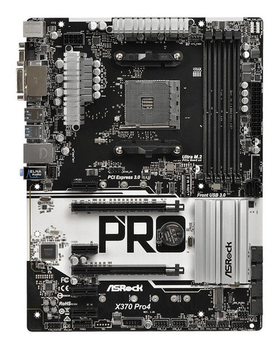 Placa Mãe Asrock X370 Pro4 Amd Am4 Ryzen Ddr4