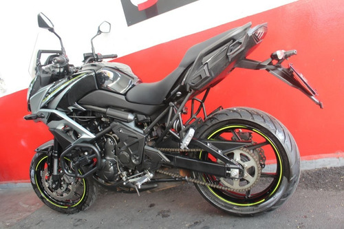 Imagem 6 de 11 de Kawasaki Versys 650 Abs 2019 Preta Preto