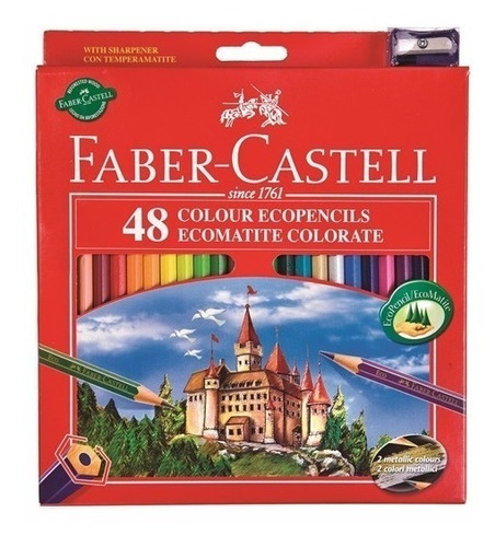 Lapices De Colores Faber Castell X 48  Libreria Constitucion