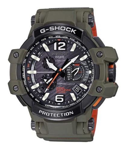 Reloj Para Hombre Casio G-shock Gpw_1000kh_3a Verde