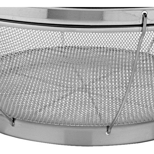 Imagem 4 de 6 de Escorredor Multiuso Em Inox Grande Arroz Macarrão Peneira