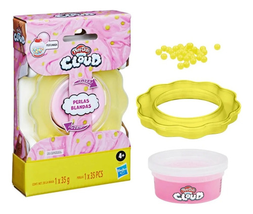 Play Doh Super Cloud Perlas Blandas 35g Hasbro Color Rosa