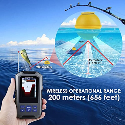 Fish Finder - Sensor Sonar Inalámbrico De