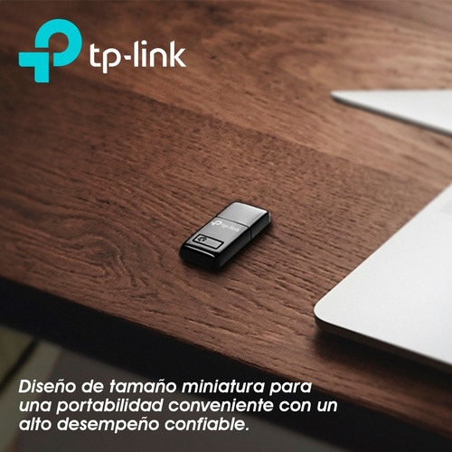 Mini Adaptador Usb Inalámbrico N 300mbps Tp-link Tl-wn823n