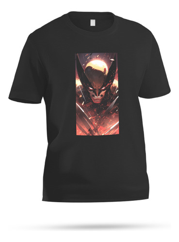 Polera De Ilustracion Garras Wolverine