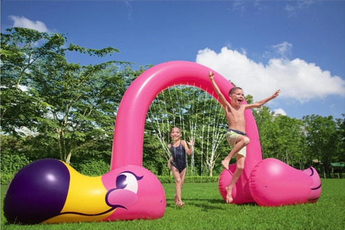 Play Center Flamingo Con Aspersor Bestway