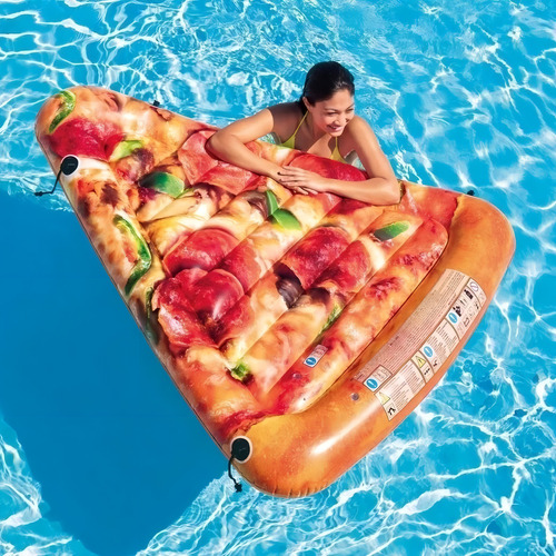 Colchoneta Inflable Porción De Pizza 175x145cm Intex 58752