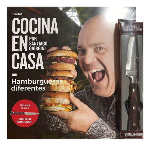 Coleccion Cuchillos + Revistas Cocina En Casa Santi Giorgini