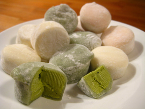 Dulce Japones Mochi Ice Estilo Kyoto De Helado Matcha
