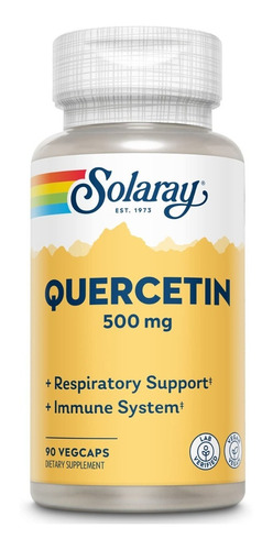 Quercetina 500mg 90caps Solaray - Unidad a $2732