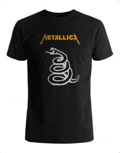 Remera Metallica Black Album Dont Tread On Me