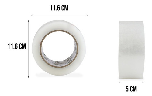 Cinta Adhesiva Empaque Luvitape Transparente 48mm 150 Metros 1 Pieza
