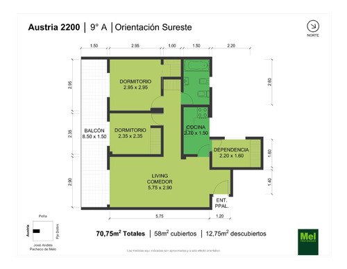 3 Ambientes Con Balcón Terraza Y Cochera