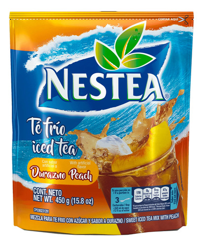 Nestea Sabor A Durazno 450gr