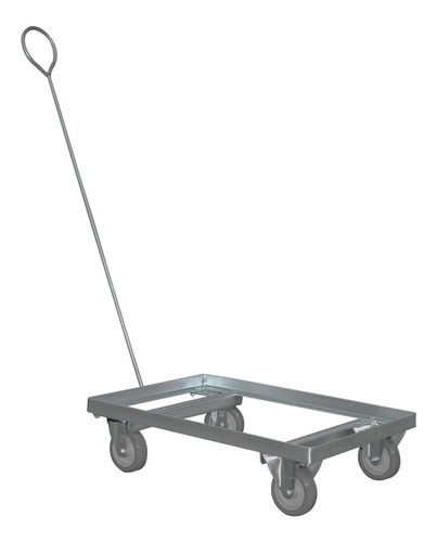 Carrinho Transporte Tartaruga Para Caixa 40x60 Com Puxador 