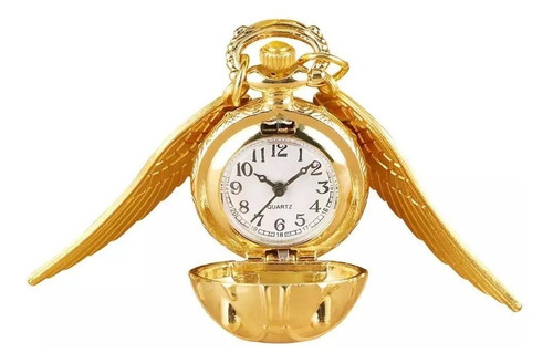  Reloj De Bolsillo Snitch Dorada Harry Potter  ** Disponible