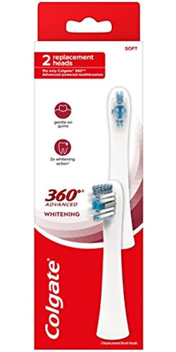 Colgate 360 Blanqueado Avanzado Cepillo De Dientes Con Pilas