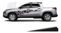 Comprar Calco Fiat Toro Tattoo Flame Tunning Tuning Juego