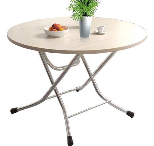 Mesa De Comedor De Jardín Circular Plegable