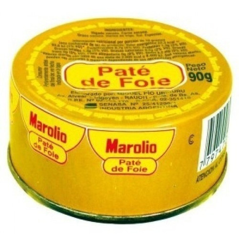 Pate Marolio 90 Grs X 25 Unidades