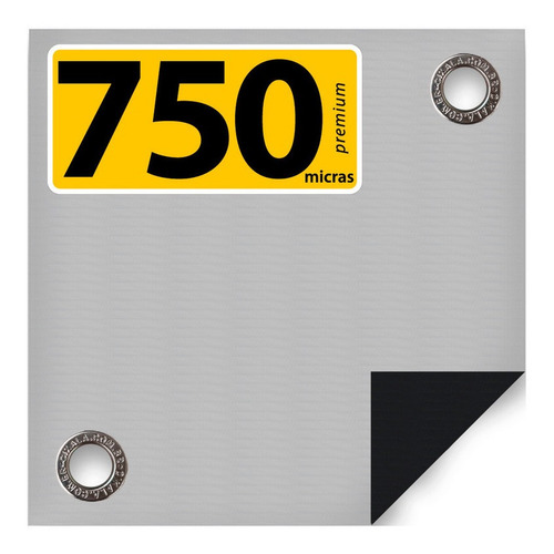 Lona Tatame Ck750 Micras Emborrachada Branca Octógono 9x8m