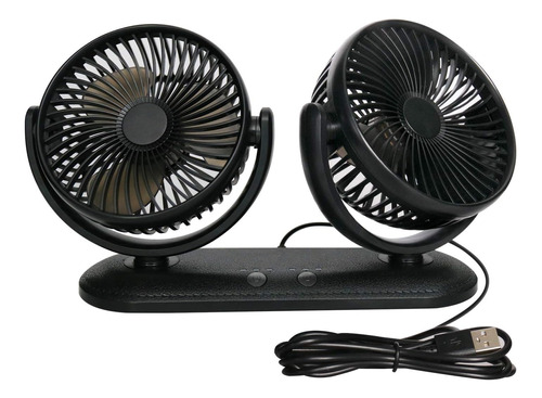 Ventilador Para Automóvil Tripole Dual Head