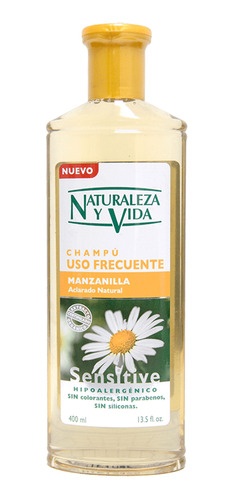 Shampoo Aclarante Natural Manzani Sensi X 400m
