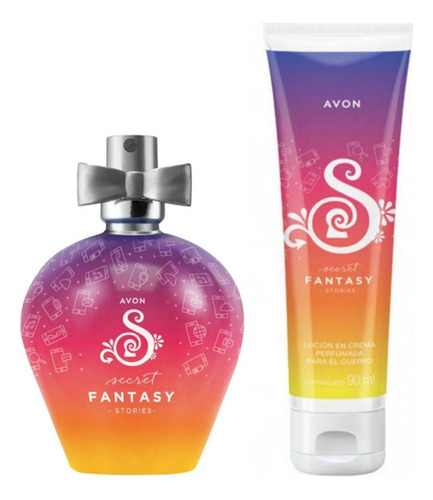 Pack Avon Secret Fantasy Stories: Fragancia Spray + Loción 