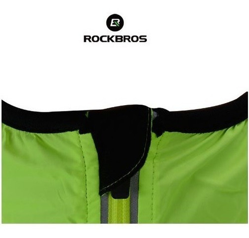 Imagem 4 de 6 de ** Jaqueta Corta Vento Rockbros Verde Neon Bem Leve Nakão **